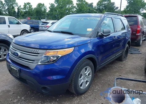 2013 Ford Explorer from USA, damaged, VIN 1FM5K7B86DGA74625
